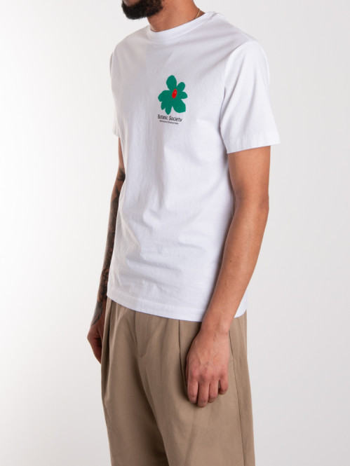 Botanic society t-shirt plain white 