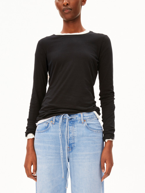 Einiaara soft longsleeve black 