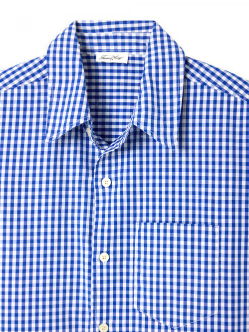 Eki 06b blouse vichy bleu L
