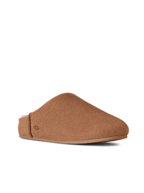 Elea slip on clogs chestnut 