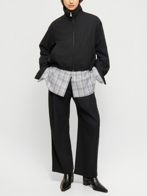 Enya jacket black mel 