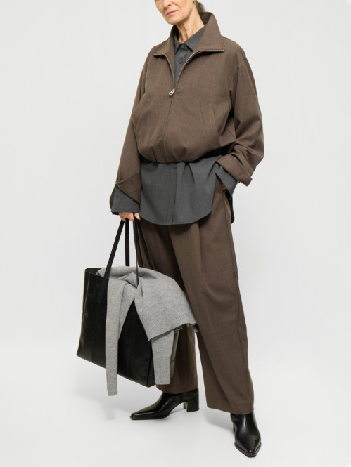 Enya jacket brown mel 