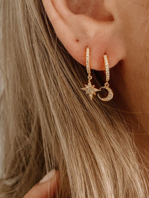 Eleanor hoop earrings gold 