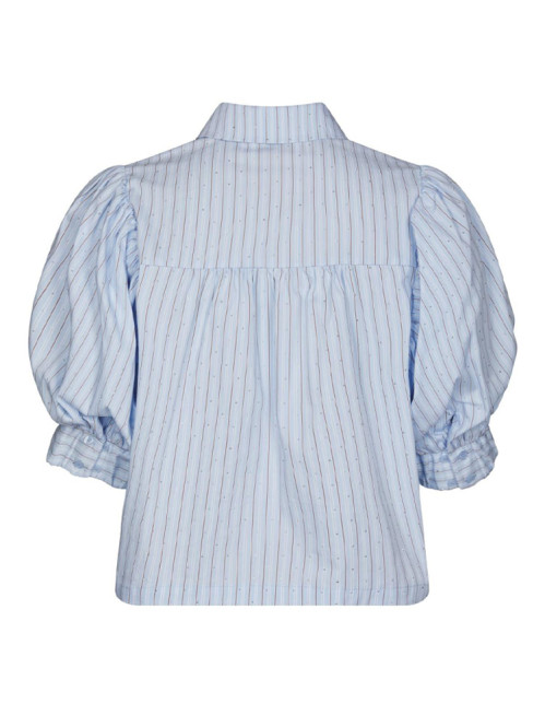 Etta stripe stone shirt light blue S