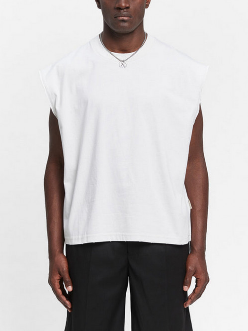 Evenie band tanktop vintage white 