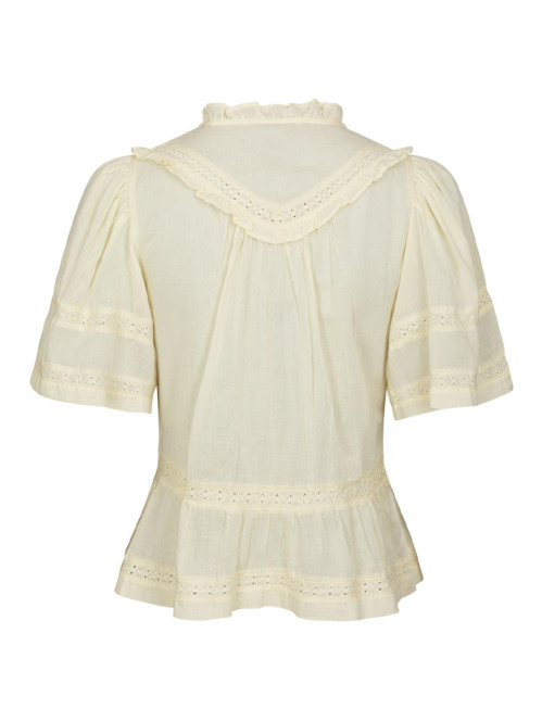 Evienne s voile top butter yellow 