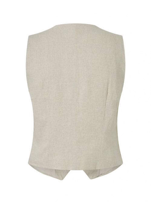 Flavio-m shawna vest natural l 