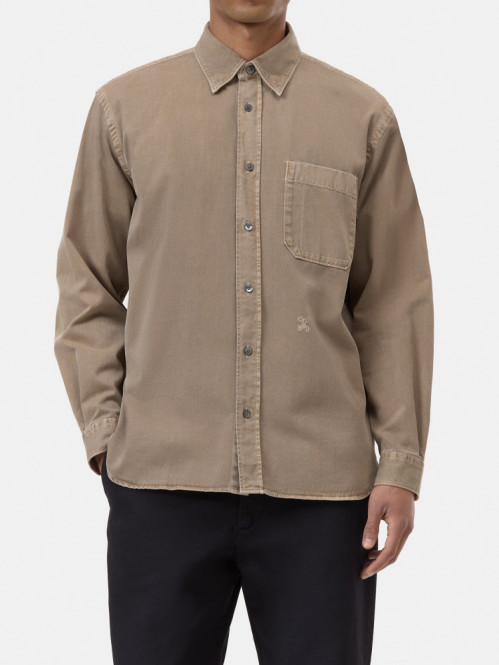 Formal army shirt rock beige 