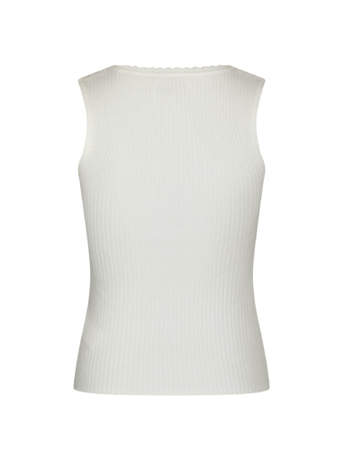 Fraline knit top off white 