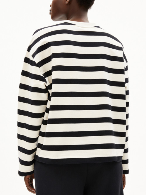 Frankaa bold iconic sweatshirt undyed black 