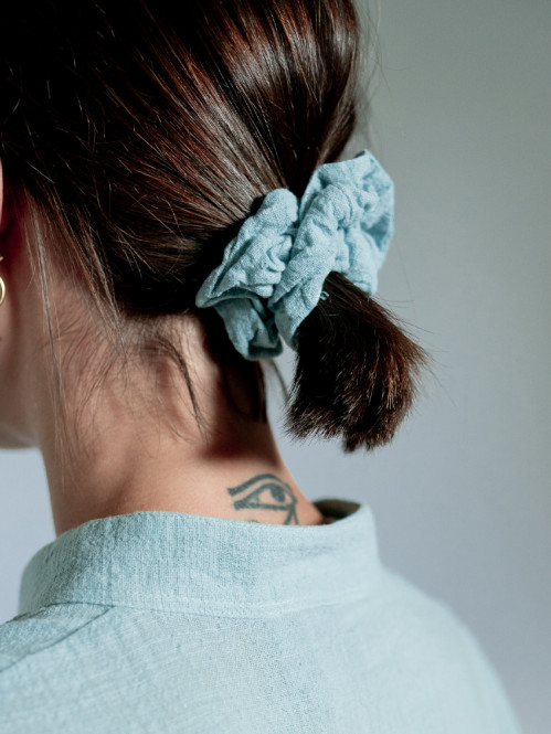 FS2420 scrunchie aqua foam 