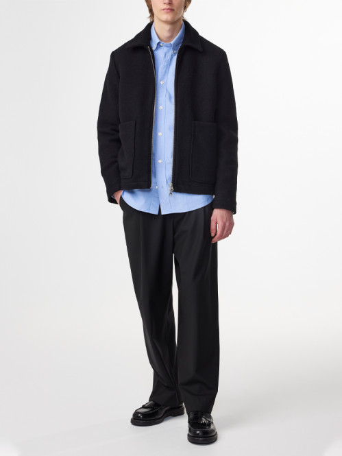 Gael wool jacket black 