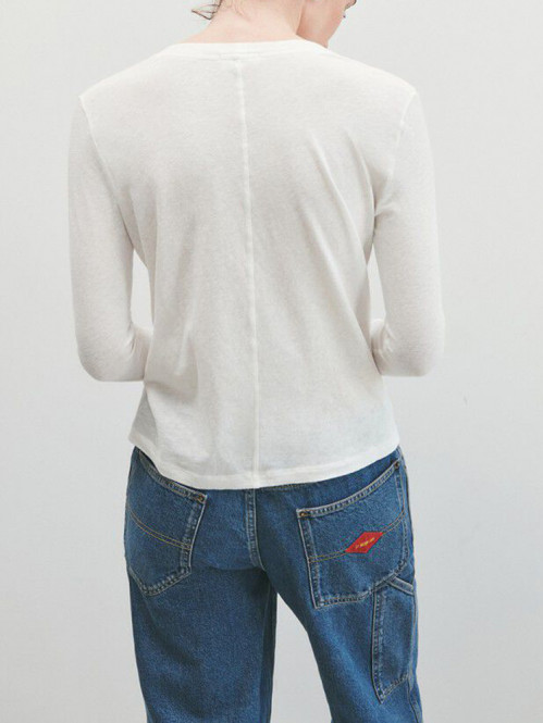 Gami 28 longsleeve blanc M