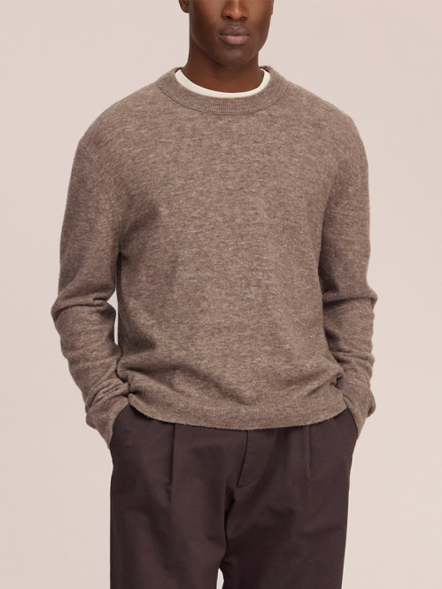 Gavin crew pullover desert clay 