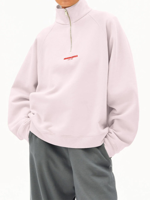 GMT dye sweat troyer pink mist 