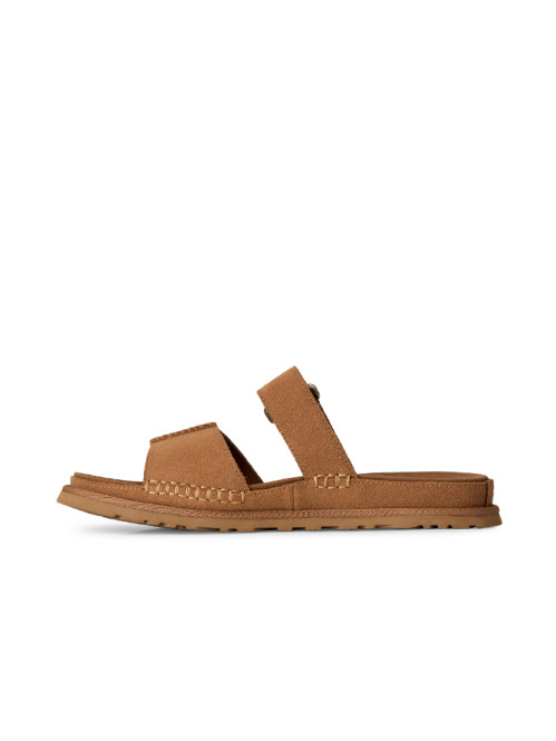 W goldengaze slide sandals chestnut 