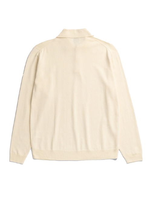 Gudme cotton paper polo natural 