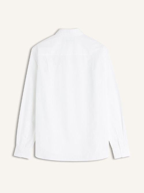 Handwriting casual shirt white 
