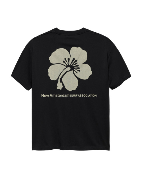 Hibiscus t-shirt black 