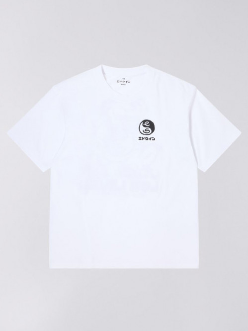 High bear t-shirt white garm washed 