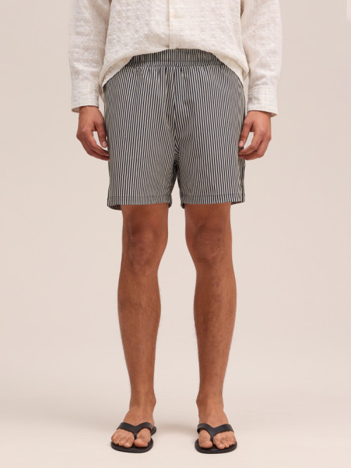 Holiday shorts navy stripe 