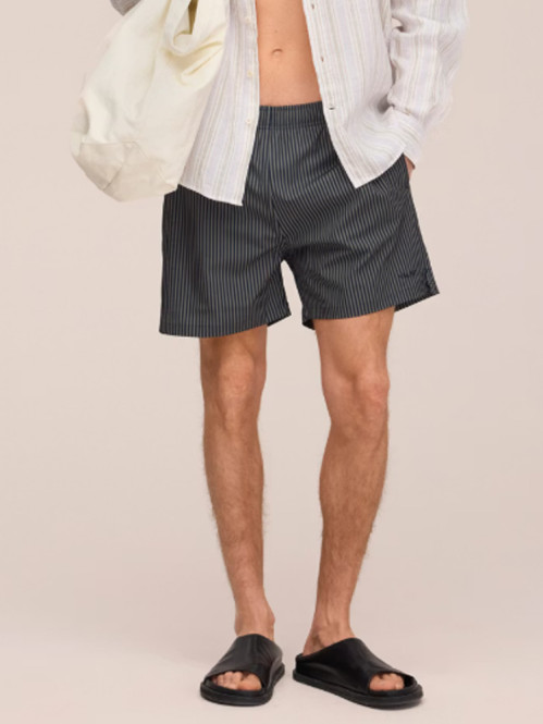 Holiday shorts capers stripe 