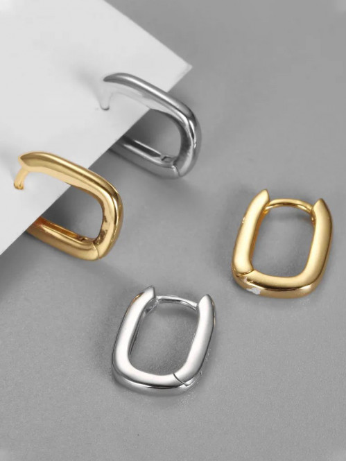 Huggie hoops mayu silber OS