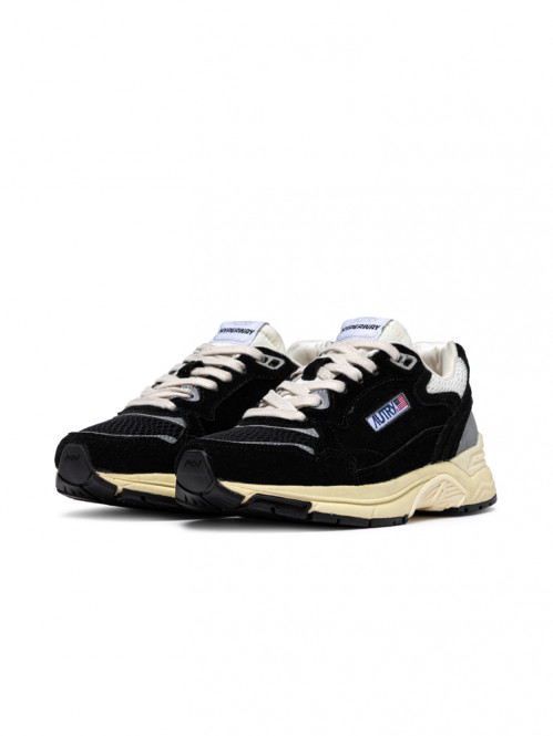 Hyperway low man sneaker black silver 