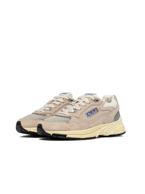 Hyperway low man sneaker sand silver 