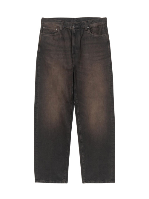 Aaron pant black tobacco used wash 