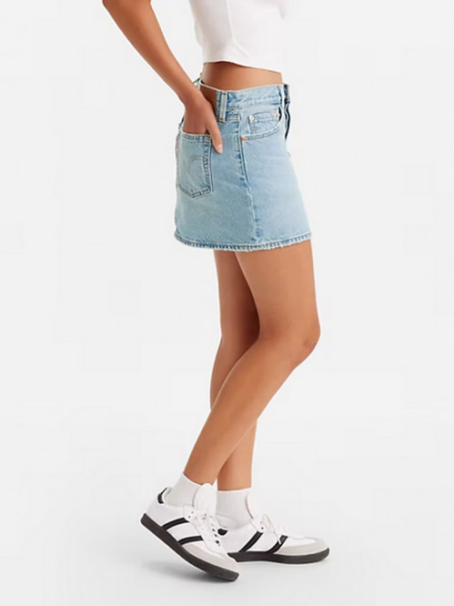 Icon jeans skirt front and cente 26