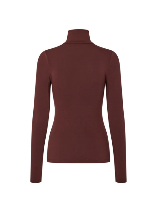 Ina gg basic longsleeve maroon noir 