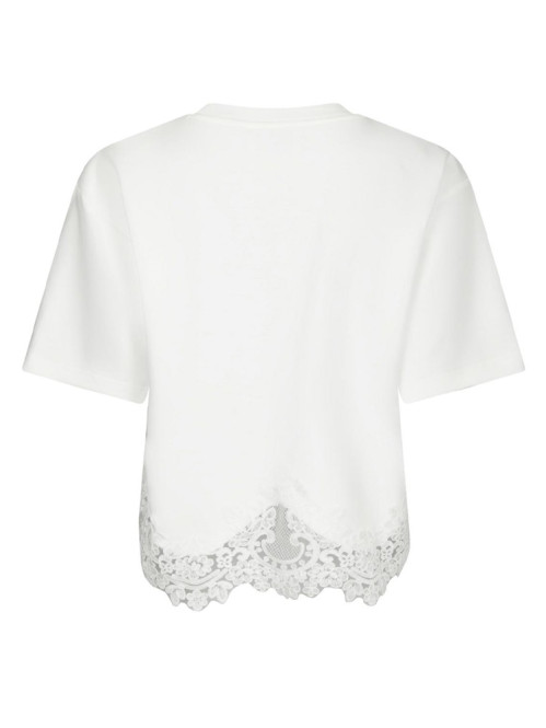 Iria lace tee white 