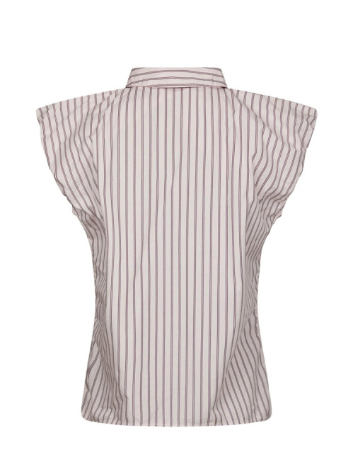 Isella double stripe blouse rose 