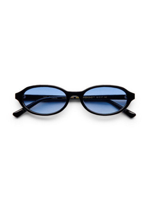 Ivy sunglass blk gradient blue 