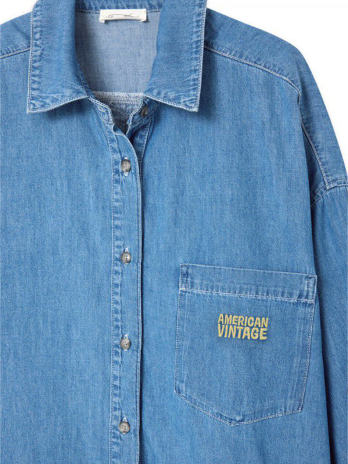 Ize 06a denim shirt medium blue 