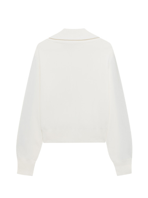 Jacket knitted wmns white 