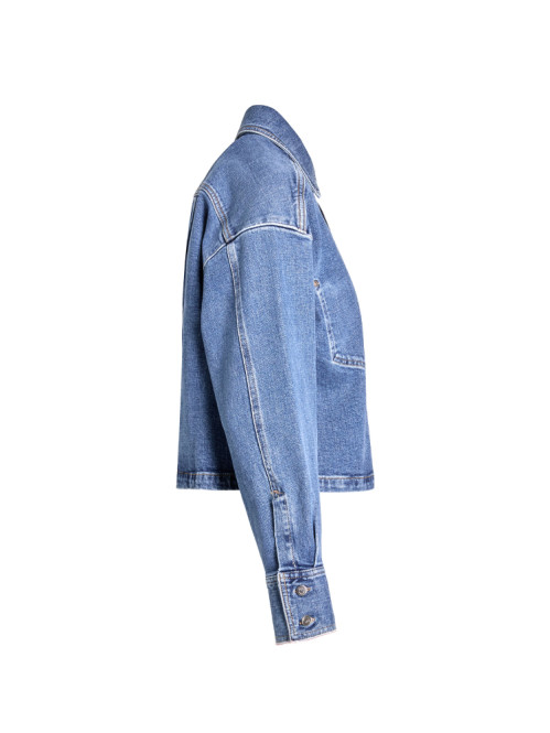 27 the suit up jeans jacket mittelblau 