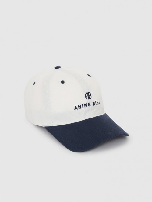 Jeremy baseball cap ivory navy 
