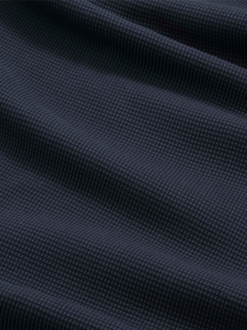 Jett waffle longsleeve navy blue 