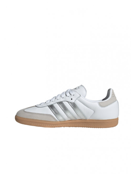 Samba og sneaker white silver 