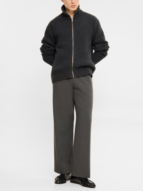 Joakim cardigan dk grey mel 