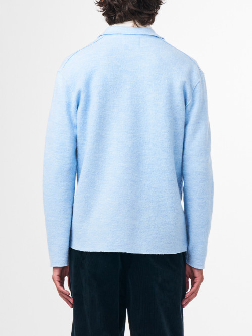 Jonas wool shirt powder blue 