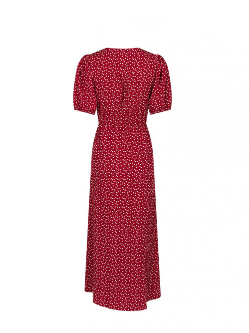 Julia cute heart dress red 