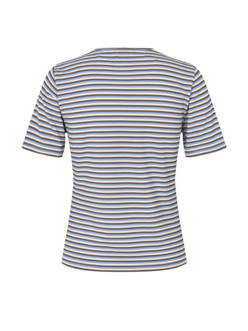 Julie-m gg t-shirt multi stripe falcon blue 
