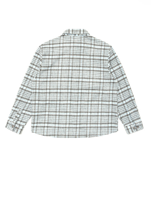 Julius shirt ls blue grey 