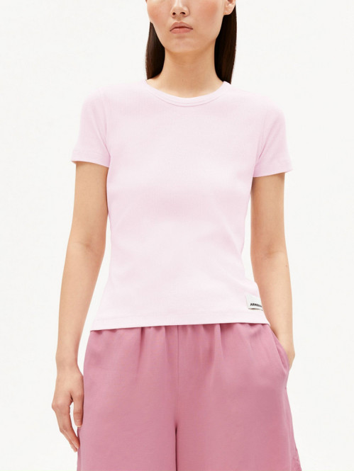 Kardaa rib t-shirt pink mist 