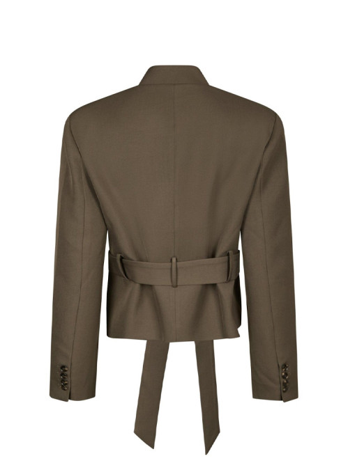 Kaylin structure blazer dusty brown M