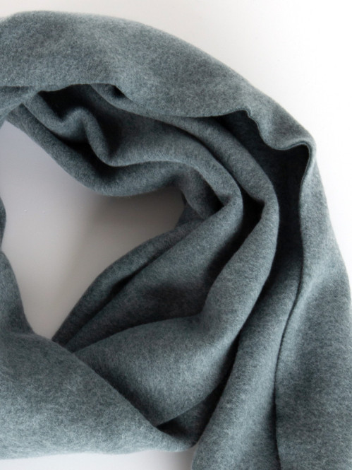 Kibo scarf dk green melange 