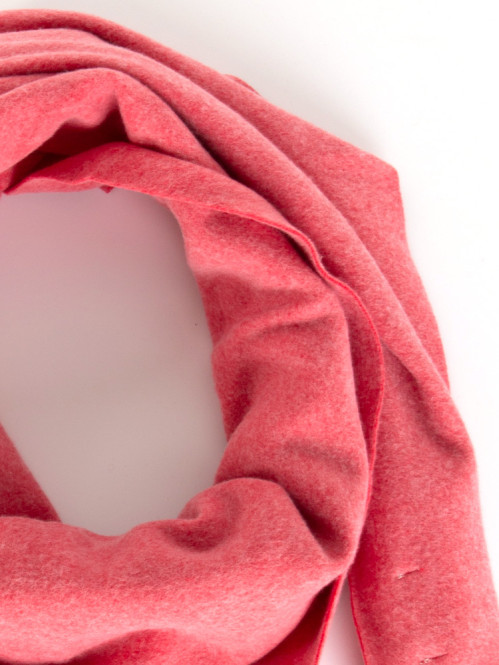Kibo scarf triangle red melange 